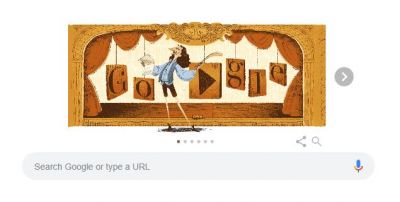 Google ने आज फ्रांस के 'शेक्सपियर' ने नाम किया अपना Doodle