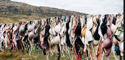 Women come here and hang their bras, reason is very interesting
