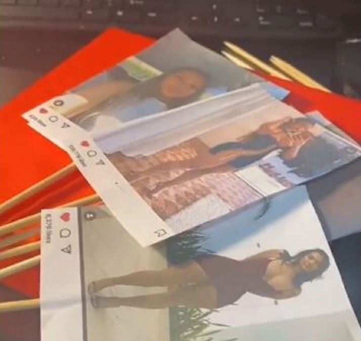 Valentine's Day gifts: Wife print outs of all women pictures husband liked on Instagram