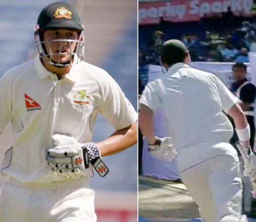 भारत-ऑस्ट्रेलिया टेस्ट : बीच मैदान में हुआ ऑस्ट्रेलियाई खिलाडी का पेट खराब, मैदान की तरफ लगाई दौड़