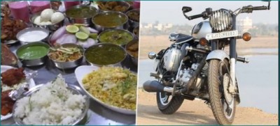 Chance to win Royal Enfield, have to finish 4 Kg 'Bullet Thali' in an hour