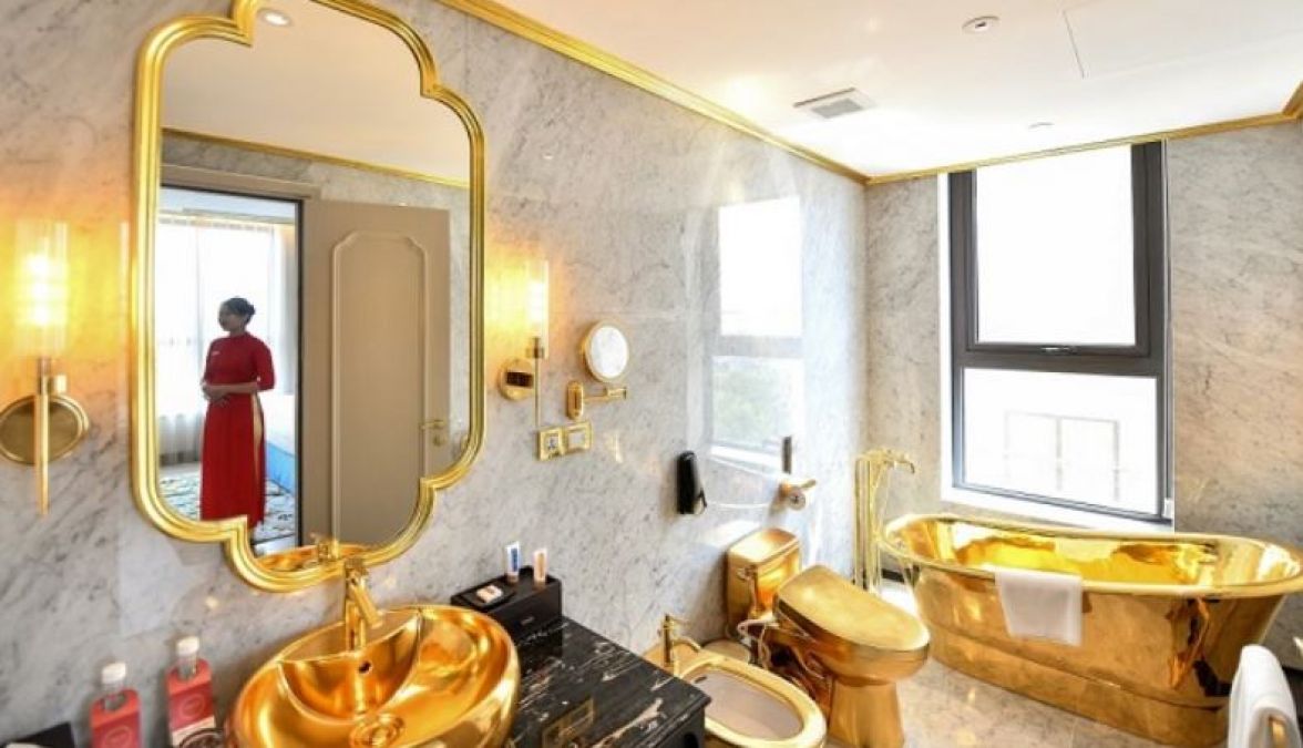 First hotel made of 24-carat gold in this country,  Know details