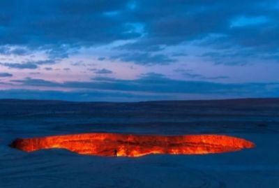 It is called the door to hell, has been ablaze for 47 years!