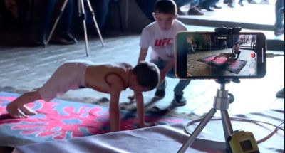 3000 pushups in 2 hours for a 6-year-old, no less than a record!