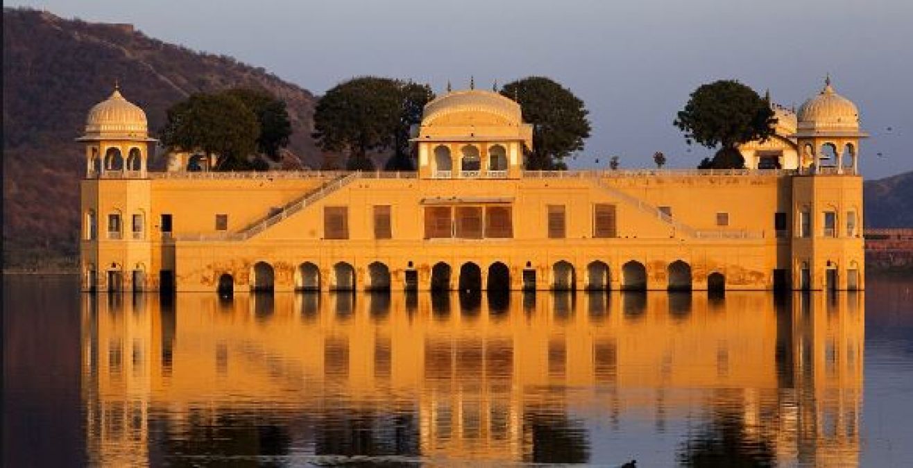 221 years old palace surrounded by water known for its serene beauty