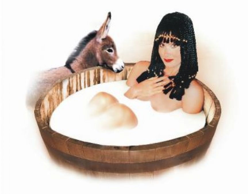 The queen  story is filled with secrets, used to take a bath with 700 donkeys milk