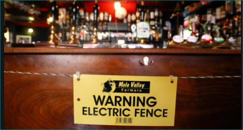 UK pub owner made unique arrangements for social distancing among alcoholics