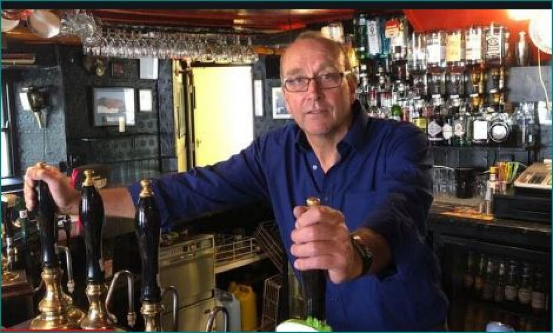 UK pub owner made unique arrangements for social distancing among alcoholics