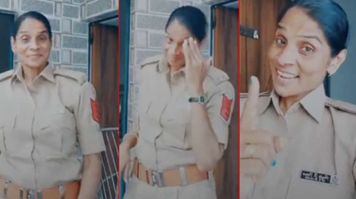 Action taken on women police constable; made Tik Tok videos like this!