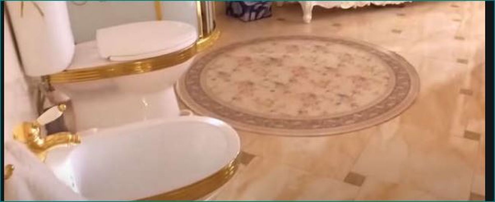 Golden toilet, kitchen found in Russian police officer's mansion