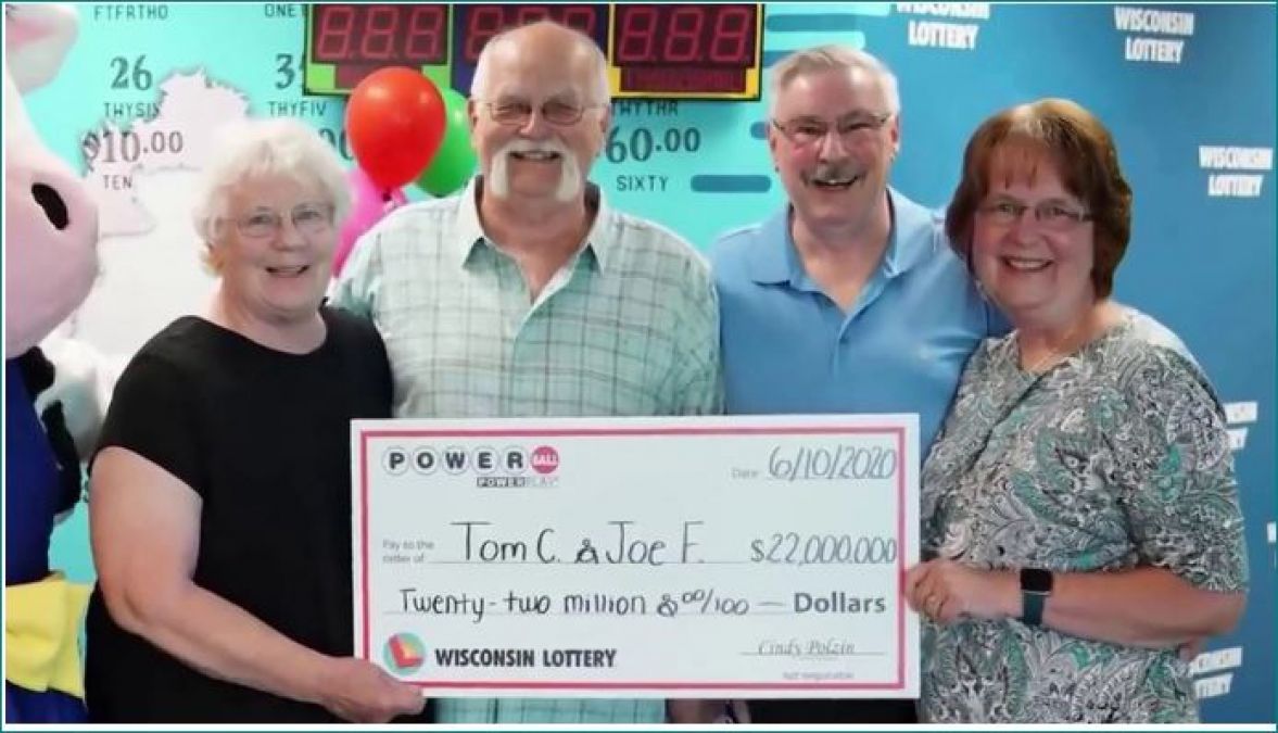Man dutch 22 Million dollars lottery money with his best friend to keep 28 years old promise