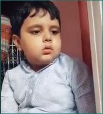 VIDEO: Angry child says something that creates ruckus on social media