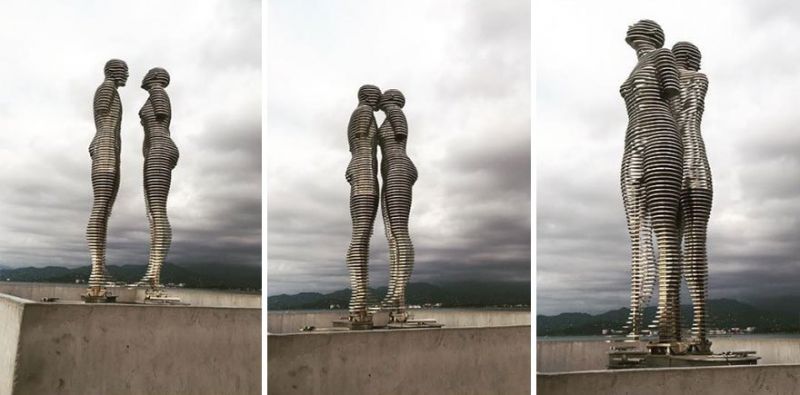प्यार को जाहिर करती है जॉर्जिया के Batumi शहर की  ये मूर्तियां