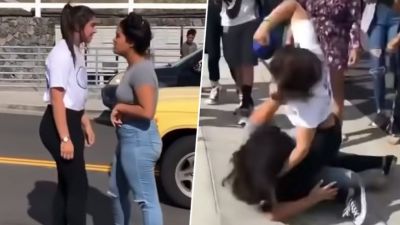 When the girls started banging each other in the packed market, the video went viral!