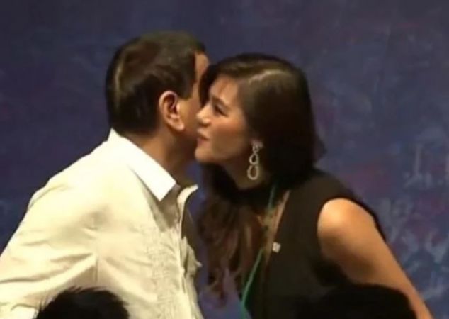 Viral: The Philippines government get flutter, President has kissed 5 women