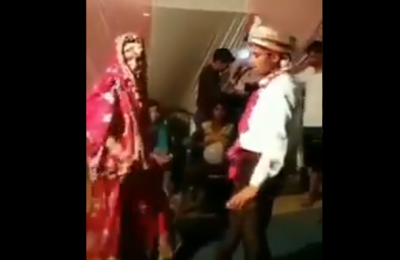 VIRAL VIDEO: At wedding ceremony, groom-bride funnily groove on music