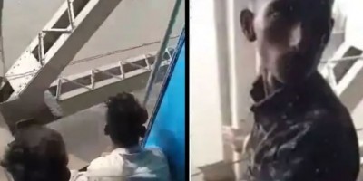VIDEO: फिल्मी अंदाज में लूट, चलती ट्रेन से लड़के ने छिना फोन