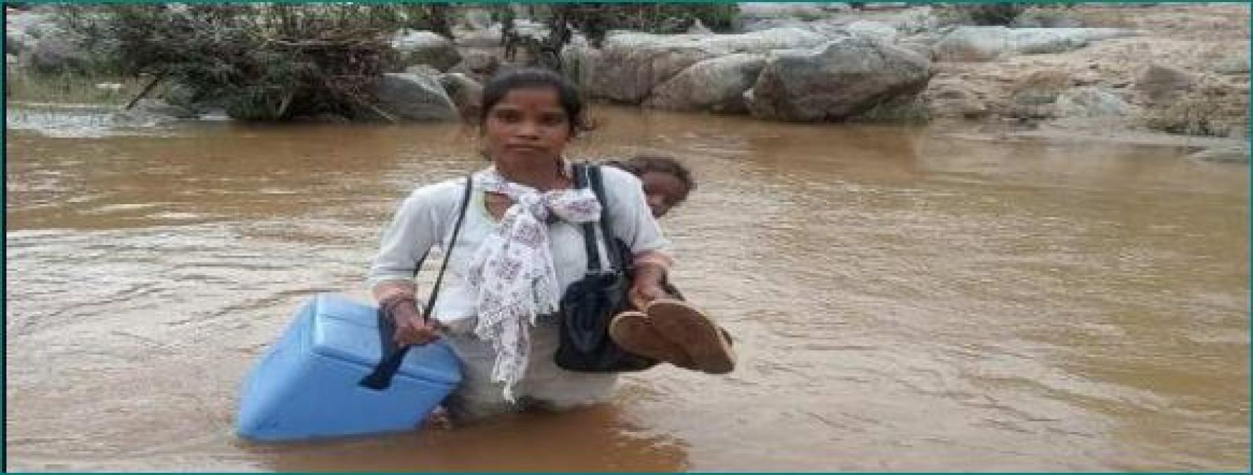 Inspiration!  AManti Kumari is risking her life to vaccinate people