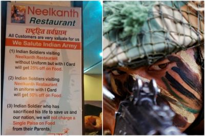 इस शख्स ने भारतीय सेना के लिए खोला एक ऐसा रेस्टोरेंट जहाँ उन्हें और उनके परिवार को मिलती छूट