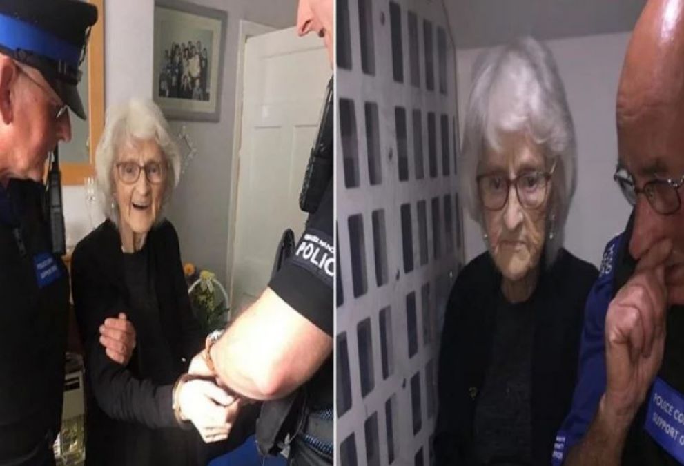 A 93-year-old woman was wanted to do this before she died, but the police arrived