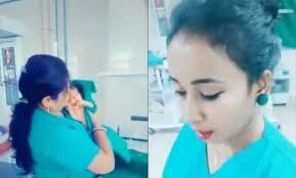 चार नर्सों ने अस्पताल में बनाया टिक-टोक वीडियो, मिली ये सजा..