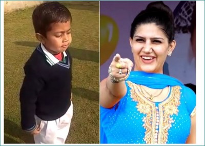 This child sang Sapna Chaudhary's 'Gajaban' song, video goes viral
