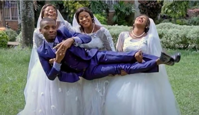 3 real sisters married the same groom together, the reason will surprise