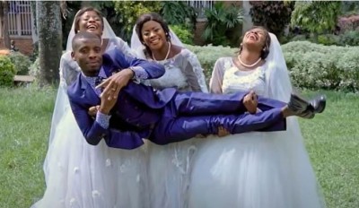 3 real sisters married the same groom together, the reason will surprise