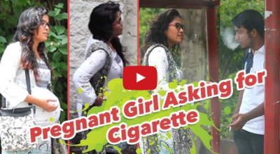 Video : प्रेग्नेंट लेडी ने लोगों से मांगी सिगरेट और फिर...?