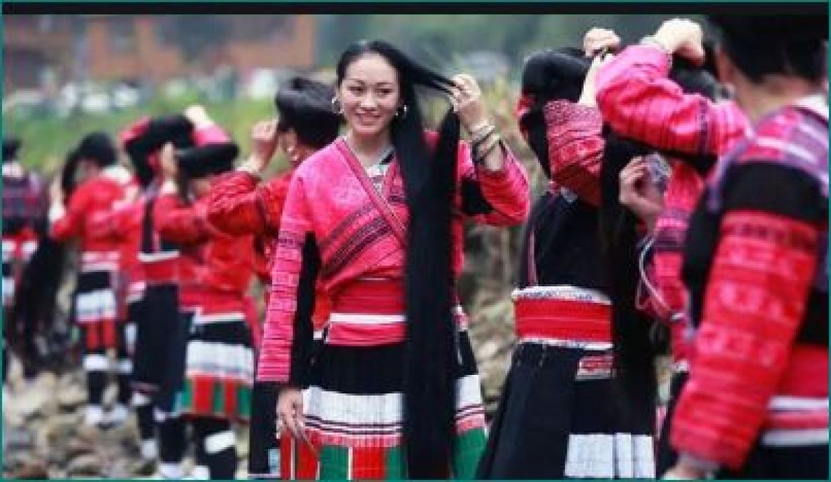 Huangluo Yao Village in China has women with the world longest hair