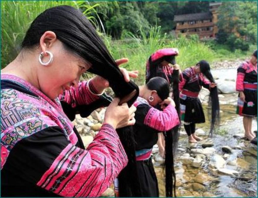 Huangluo Yao Village in China has women with the world longest hair