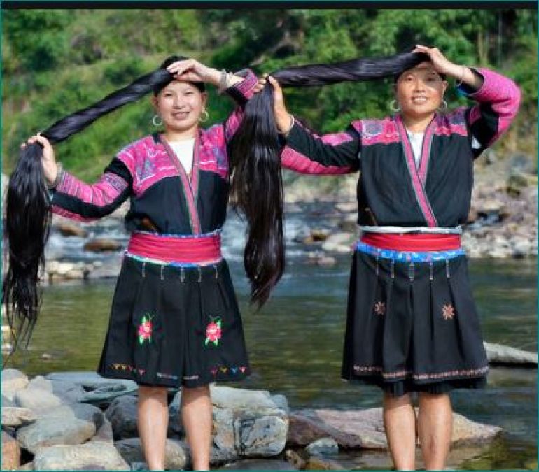 Huangluo Yao Village in China has women with the world longest hair