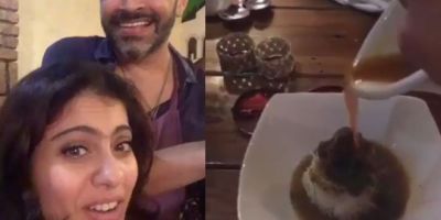 Video : दोस्तों के साथ बीफ खाती नज़र आयी काजोल