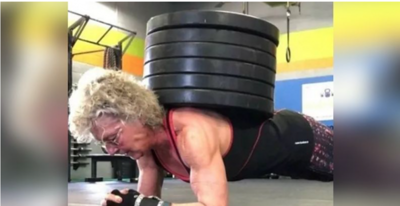 At the age of 71, the woman set several records