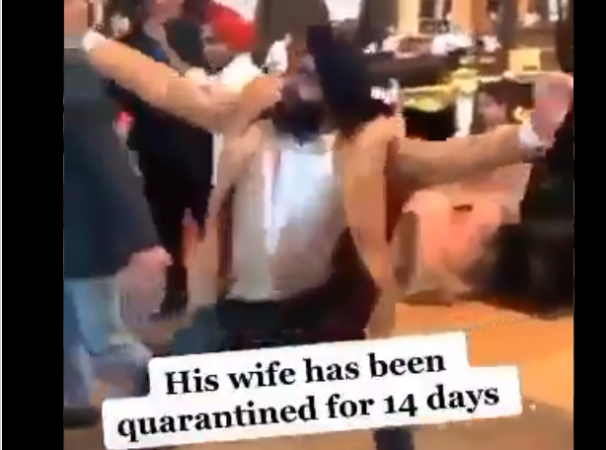 VIDEO: Wife's quarantine, sardarji started bhangra with joy