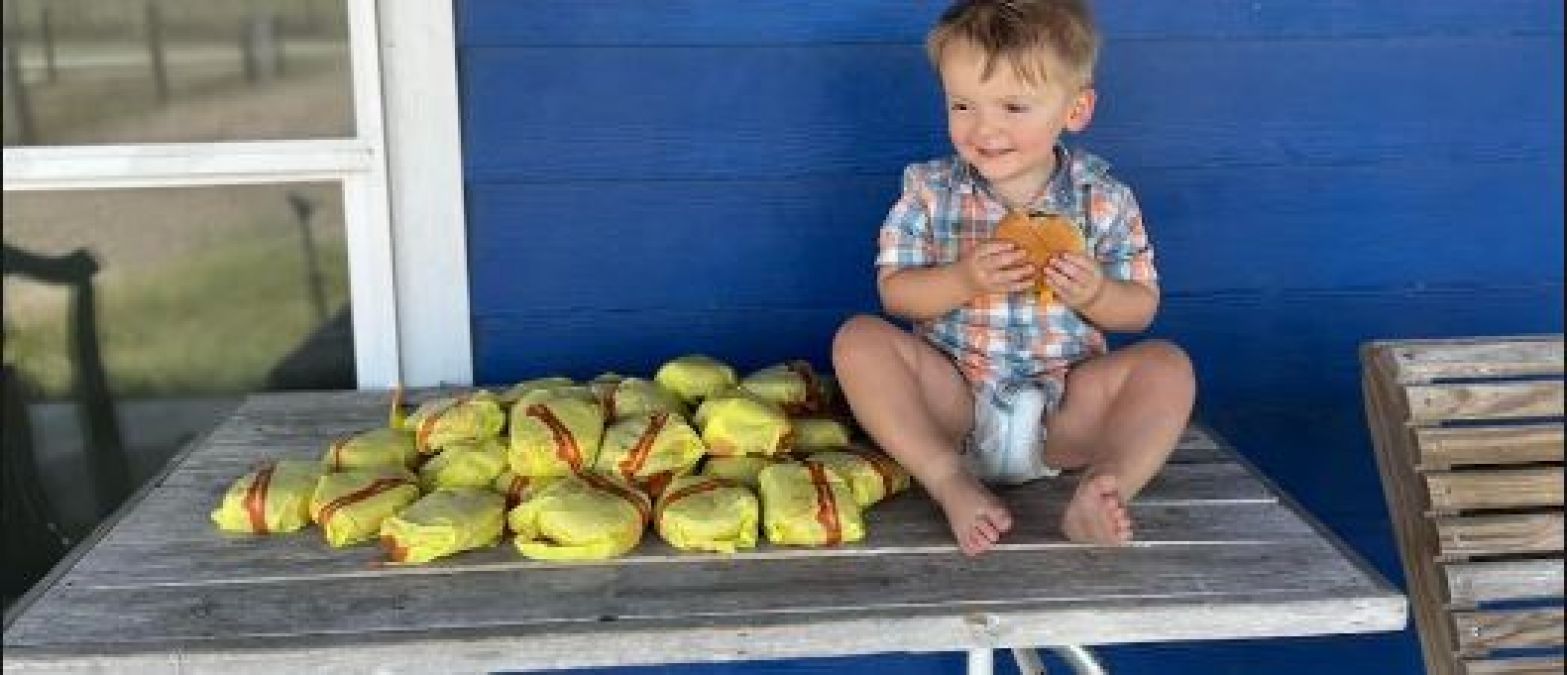 2-year-old boy got burgers worth 7000 rupees!