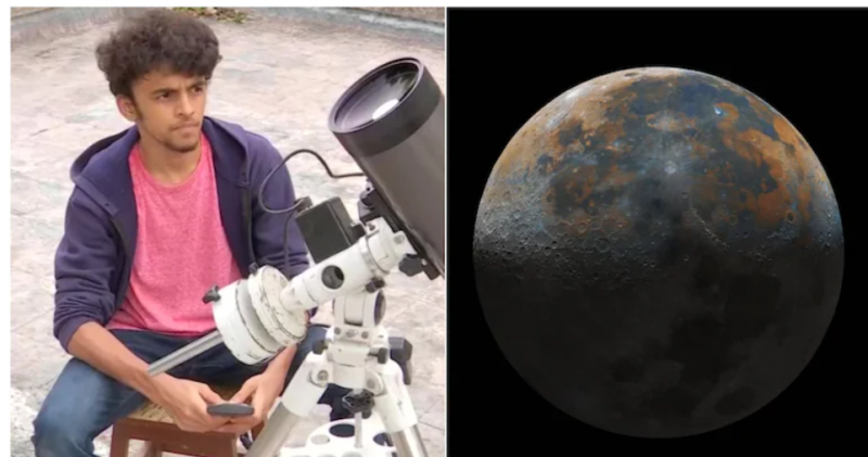 This 16-year-old boy clicked 50,000 beautiful pictures of moon, look amaze you