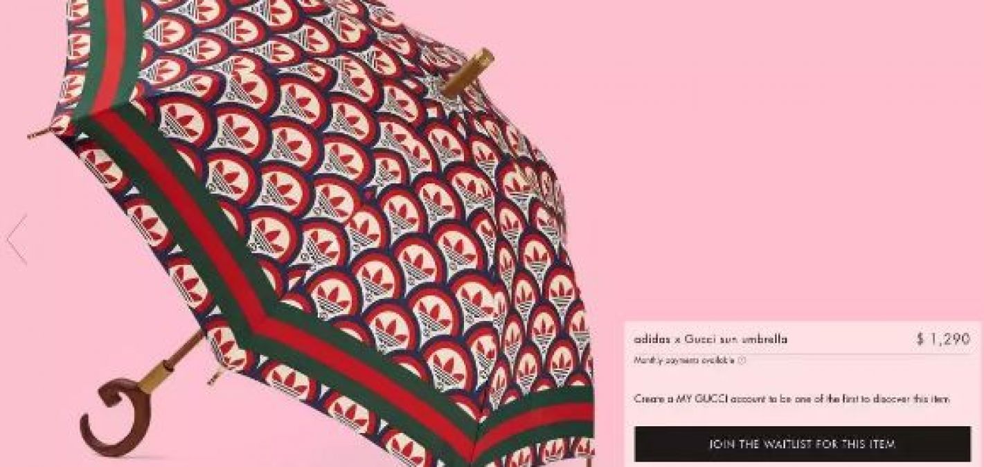 Gucci-Adidas umbrella being sold for Rs 1 lakh, but does not save from rain