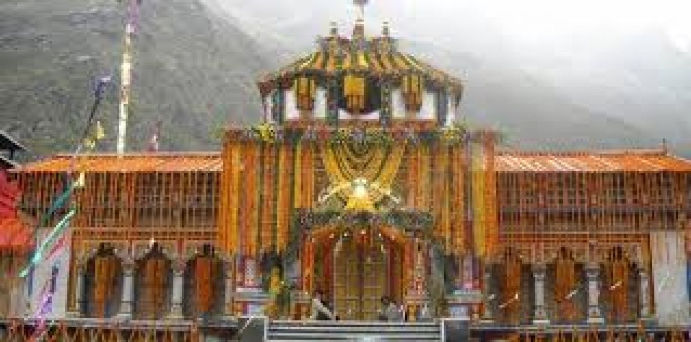 Why the conch is not blown in Badrinath temple?