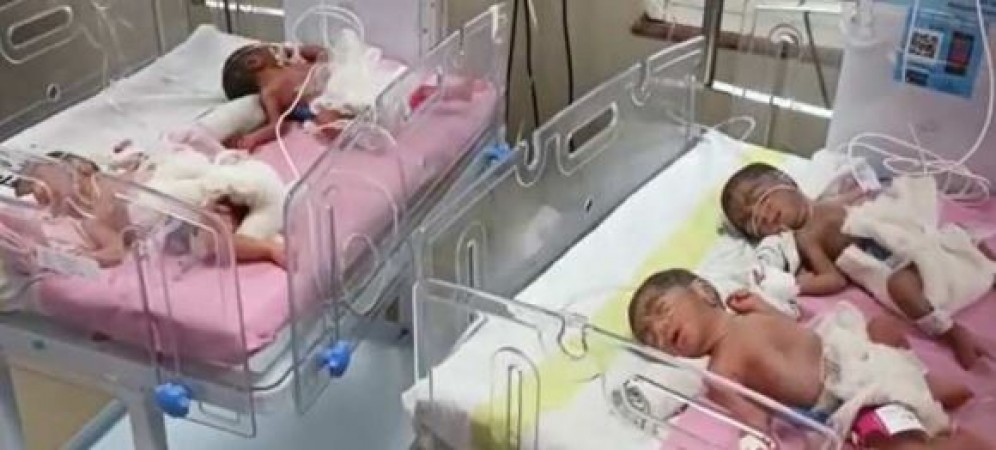 महिला ने एक साथ दिया 4 बच्चों को जन्म, MP हॉस्पिटल में मचा हंगामा
