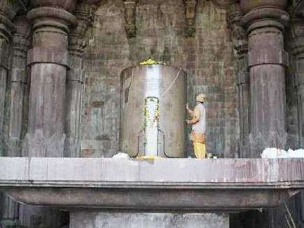 It is a strange incomplete temple of Lord Shiva ..