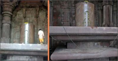 It is a strange incomplete temple of Lord Shiva ..