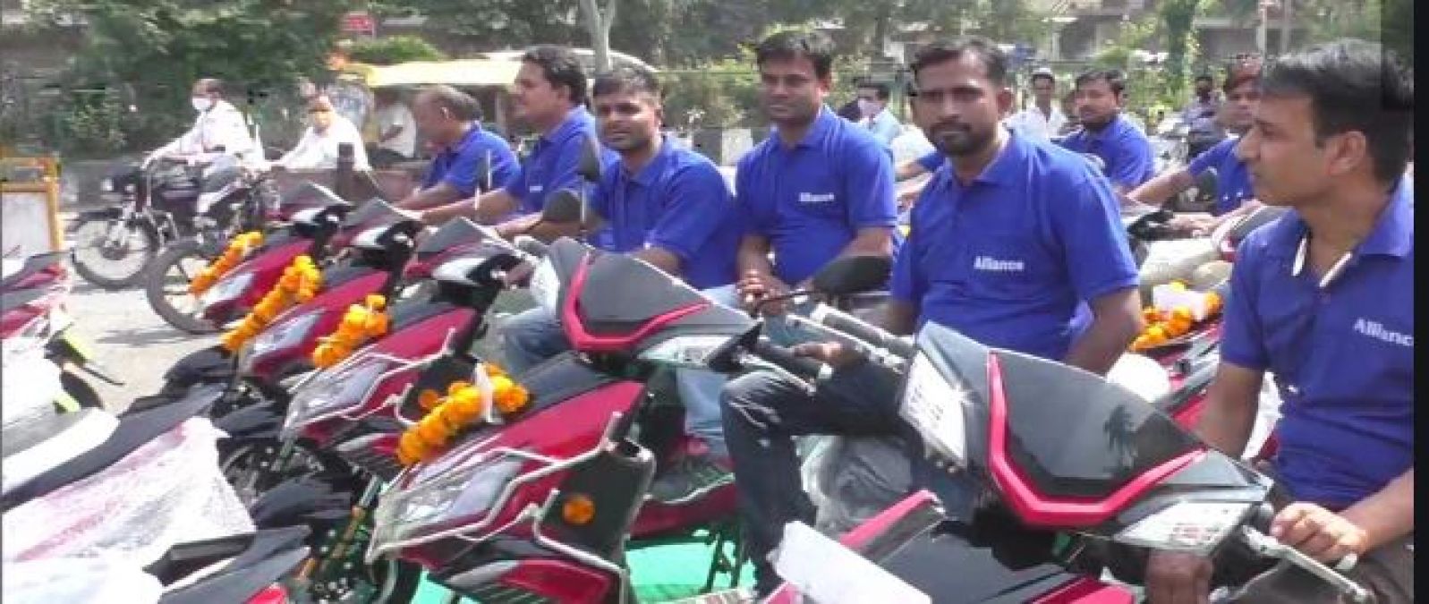 The company gifted electric scooters to employees in Diwali gifts