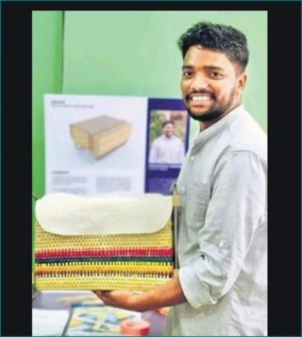 Bengaluru student designs unique school bag that turns into desk