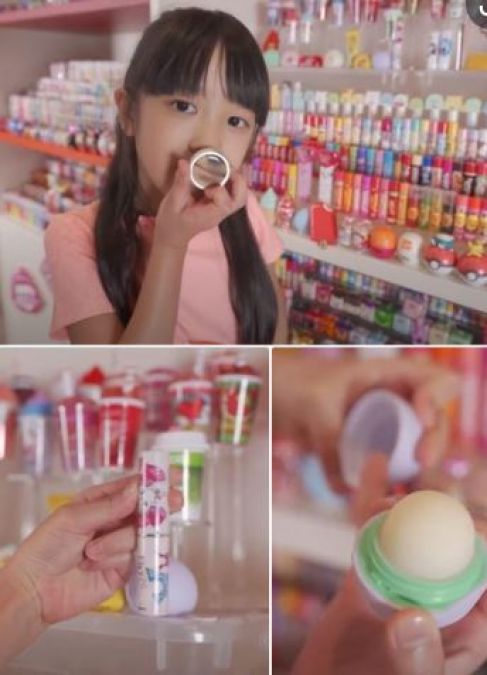 6-year-old girl's recorded World Record, lip balm is the reason!