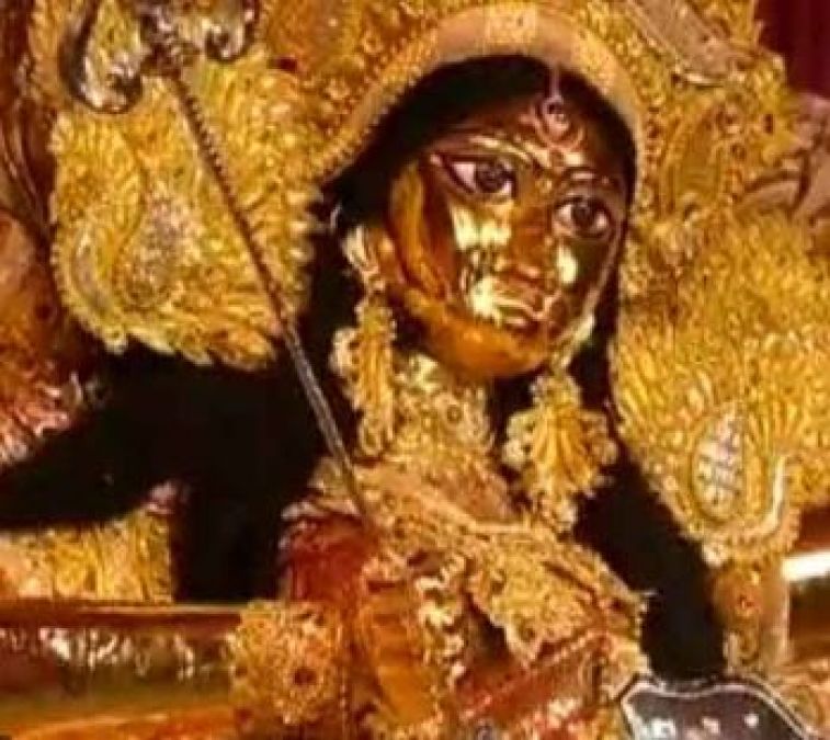 ये है मां दुर्गा की सबसे भारी और ऊंची मूर्ति, 35 लाख में बनकर हुई तैयार
