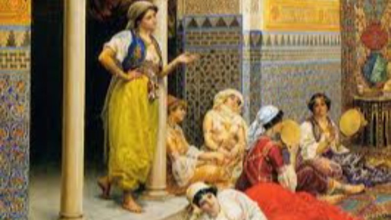 Why is the rest room of the women of the royal family called a harem?