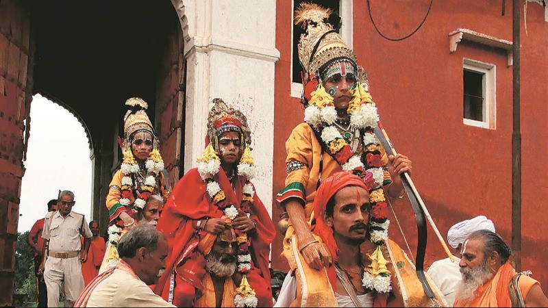 A place where silent Ramlila is being held for 200 years