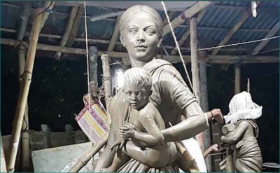नवरात्रि: इस पंडाल में होगी प्रवासी महिला मजदूर की प्रतिमा की पूजा