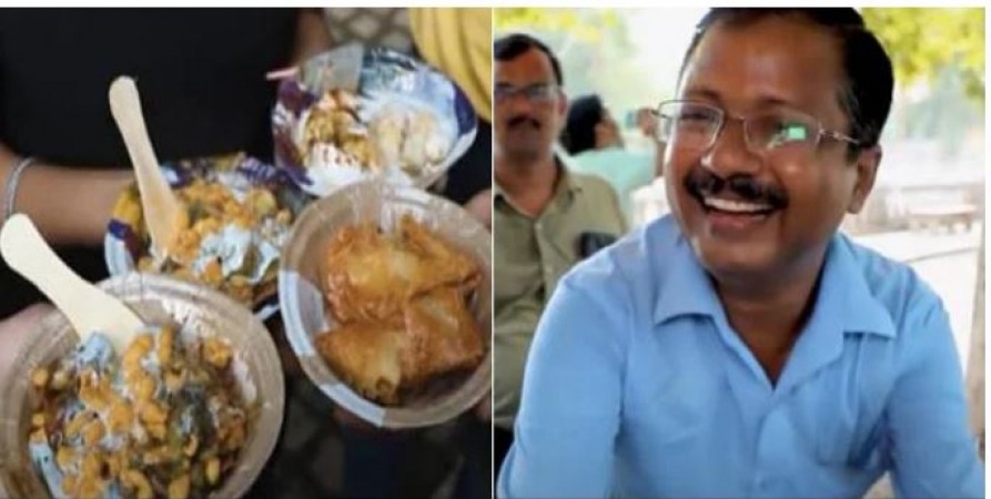 VIRAL VIDEO: Kejriwal's selling chaat in Gwalior?